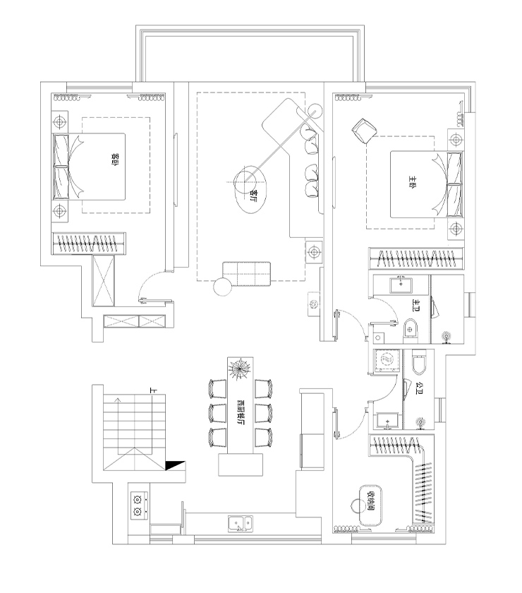 龍湖中鐵建云璟-135平-現(xiàn)代輕奢-平面圖.jpg